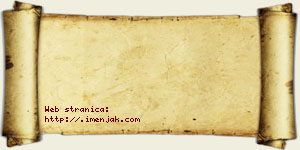 Irena Vujačić vizit kartica